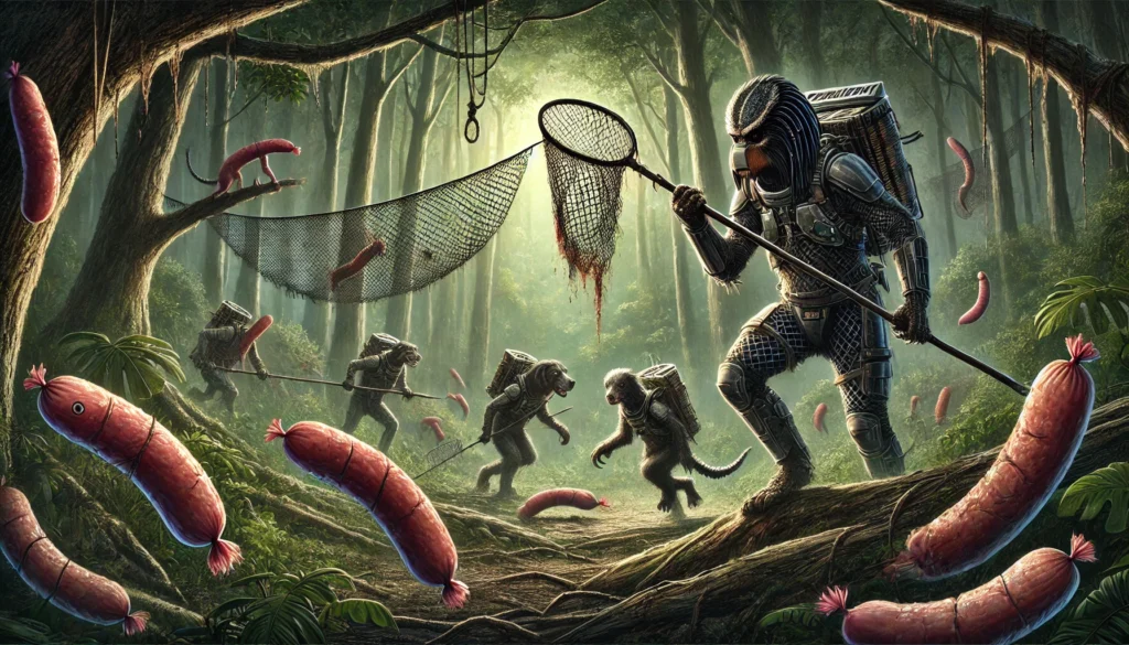 polowanie na parówki